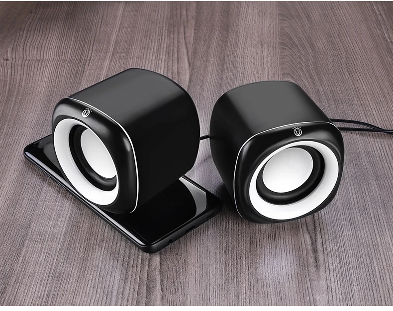 Проводной стерео мини-динамик USB 2 0 для ноутбука ПК MP3 MP4 3 5 мм | - Цена: 1 443,47 руб.