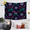 BlessLiving Dreamcatcher Tapestry Wall Hanging Bohrmian Decorative Wall Carpet Blue Purple Bedspreads Ethnic Bed Sheet 150x200cm 1
