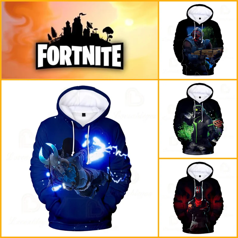 

Men and Women Cartoon Tops Fortnite Battle Royale 3D Hoodie Boys Girls Baby Clothes Victory 6 To 19 Year Kids Hero Jacket