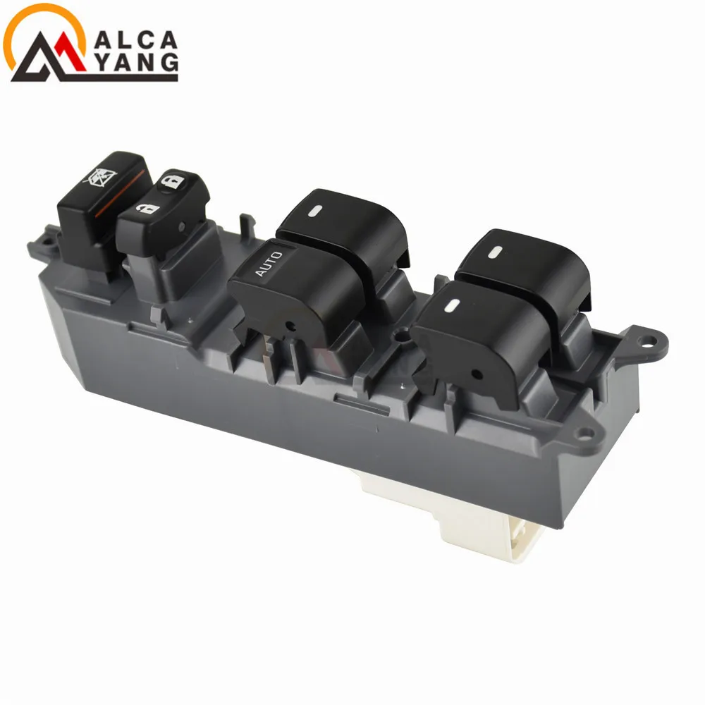 Освещенный переключатель стеклоподъемника для Toyota Yaris Camry Tacoma Lexus Highlander Land Cruiser Venza rav4 2006- 84820-06100 светодиодный