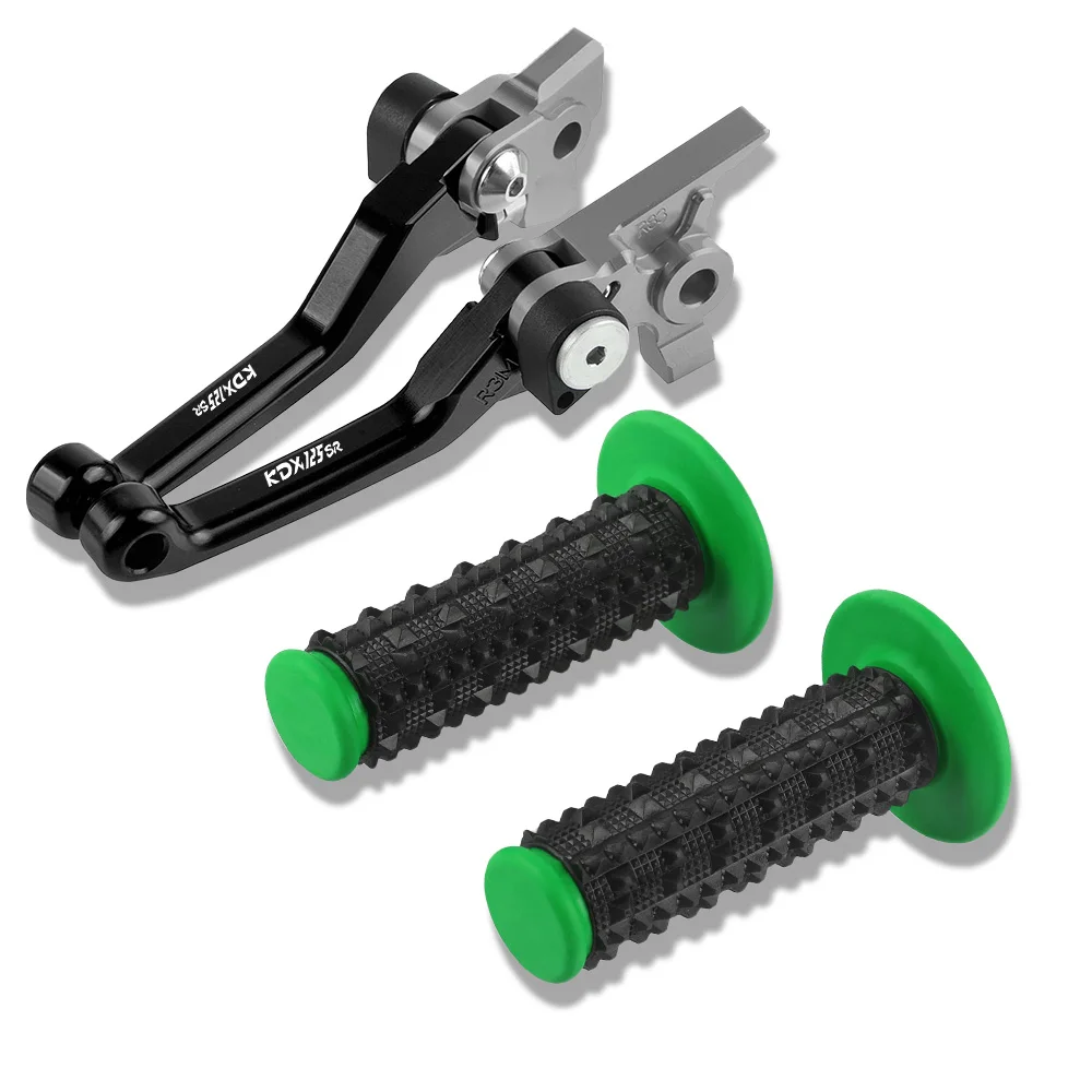 

Dirt Bike Handle grips handlebar grip Brake Clutch Lever FOR KAWASAKI KDX125SR 1990 1991 1992 1993 1994 1995 1996 1997 1998 1999