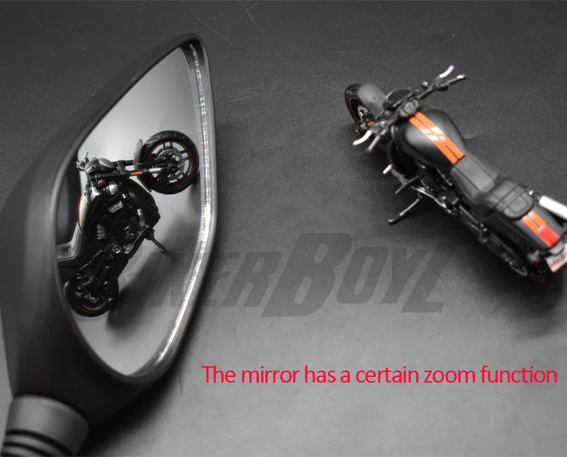 Универсальный 8 мм мотоцикл зеркало скутера e велосипеда зеркала заднего вида 2