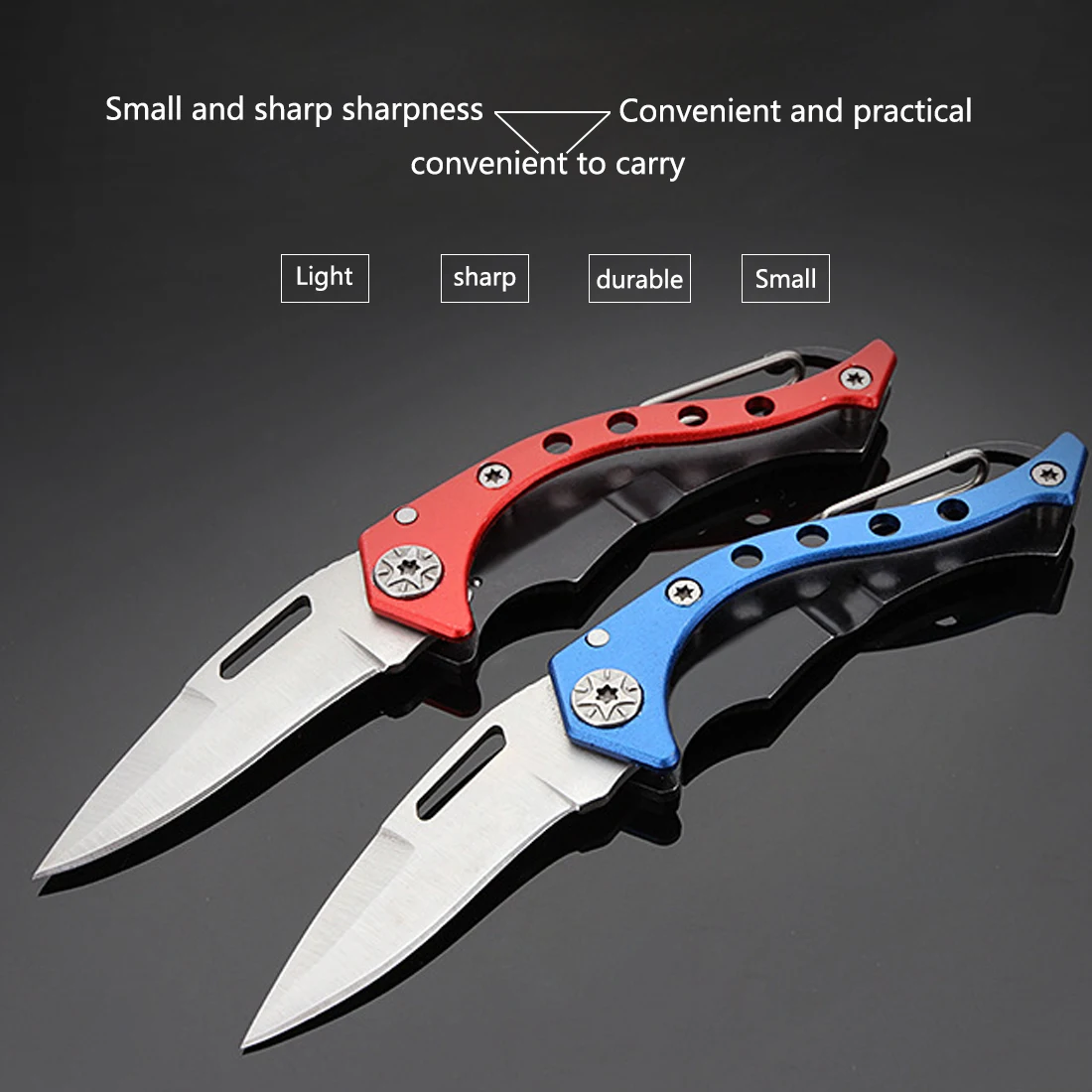 

Outdoor folding knife fruit knife multifunctional tactical knife survival knife portable keychain camping kit tool