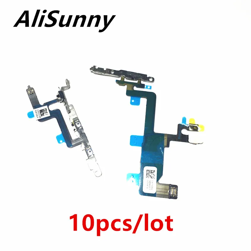 AliSunny 10 шт. гибкий кабель питания для iPhone 6 4 7 дюйма Plus кнопка включения/выключения
