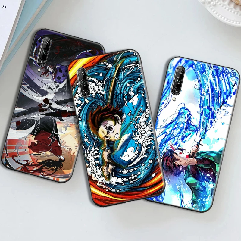

Hot Anime Demon Slayer Phone Case For Huawei P Smart Z P Smart 2019 P Smart 2021 P20 P20 Lite Kamado Nezuko Soft TPU Fundas