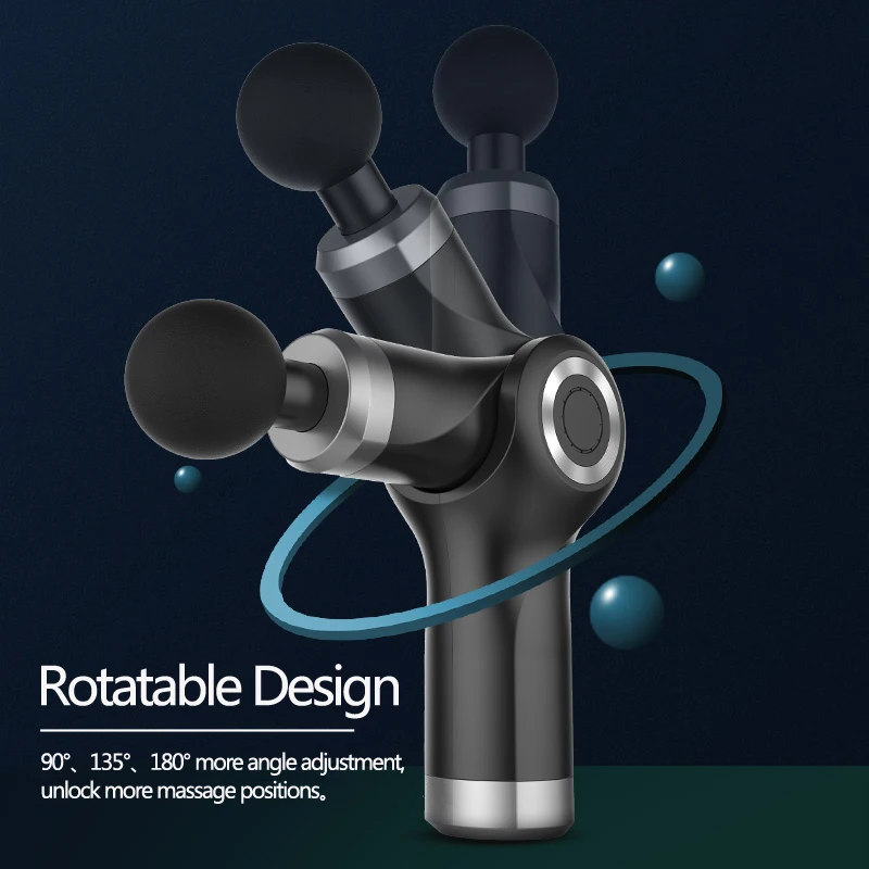 Electric Massage Gun Professional Muscle Massager Pain Relief Body Relaxation Fascial Gun Big Power Vibration Fitness equipment