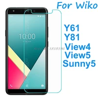 premium tempered glass for wiko sunny view 4 5 lite plus glass film screen protector for wiko y61 y81 sunny5 view4 view5 glass