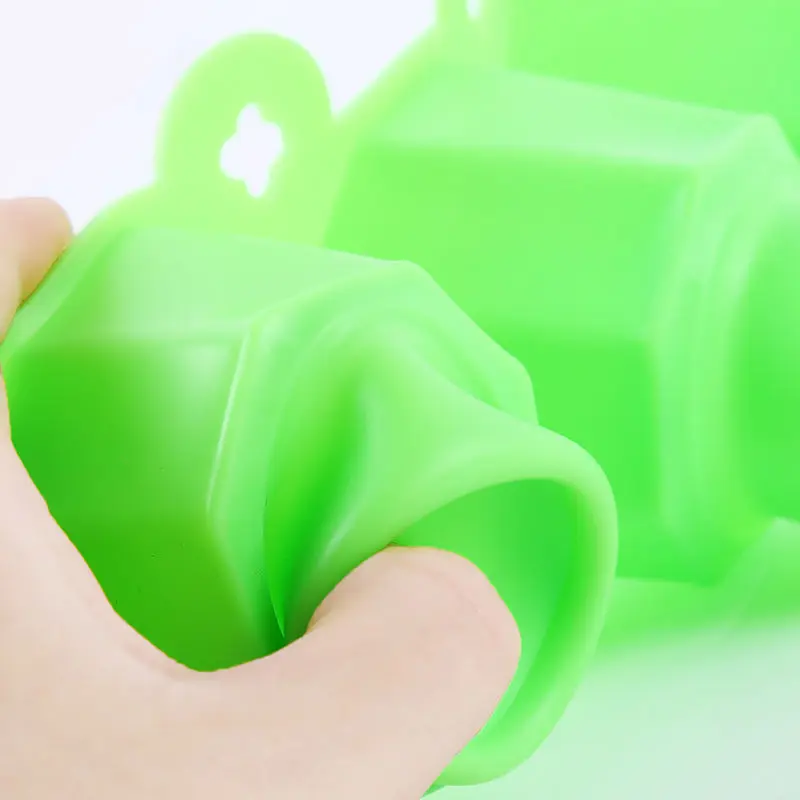 Силиконовые цементные каменные мульти-мясо Цветочные настольные горшки 3D форма