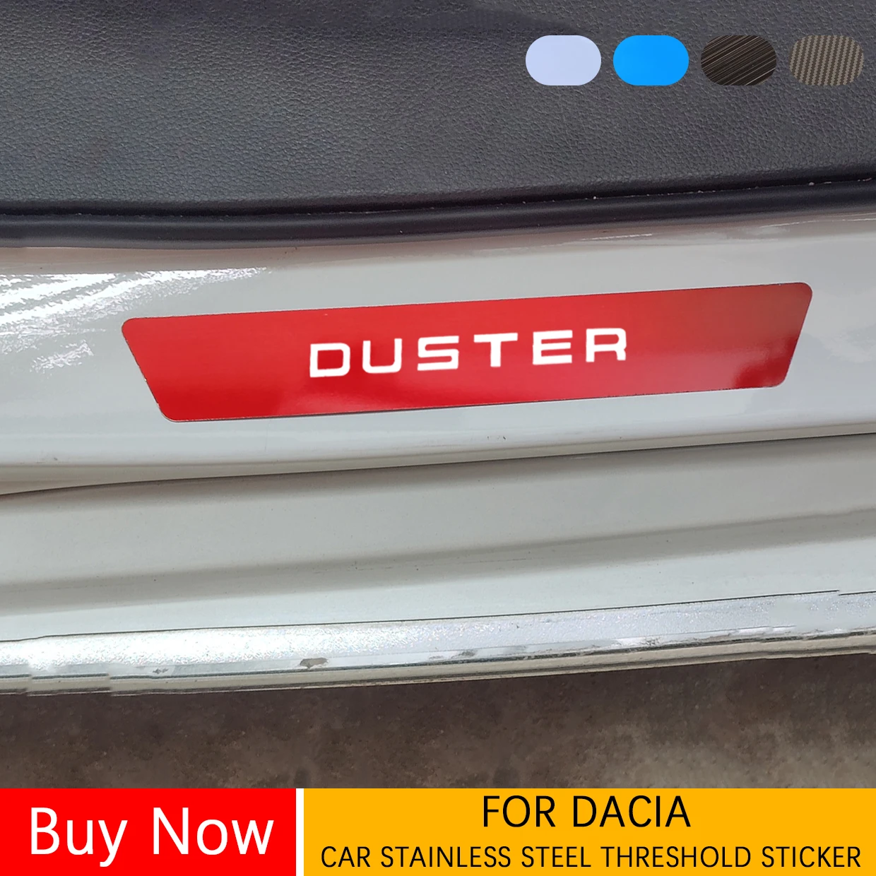 

Car Door Sill Scuff Plate Protector Threshold Pedal Trim Cover For Dacia Dokker Duster Lodgy Logan Sandero Spring Z-KE Solenza