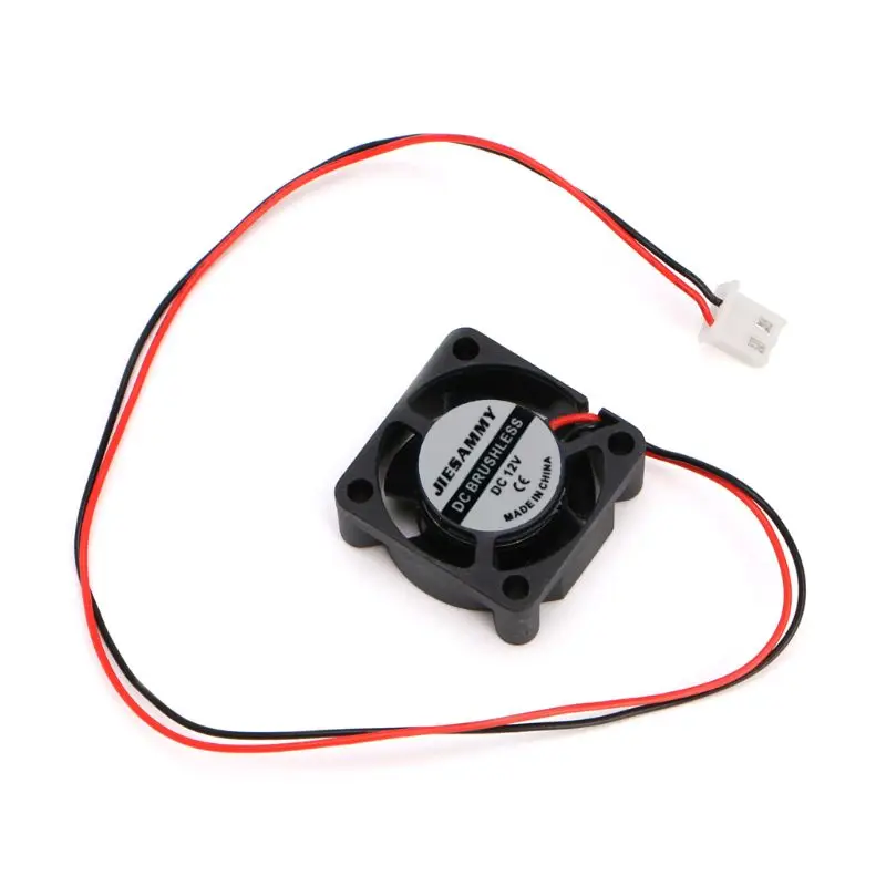 

2022 New DC 12V 25*25*10mm Small 2-Wire Brushless Cooling Fan 2510S For 3D Printer Parts