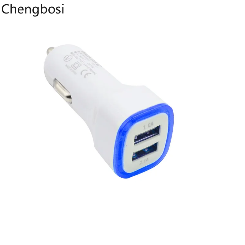 Лидер продаж автомобиля Зарядное устройство 2.1A светодиодный USB Dual 2 Порты и