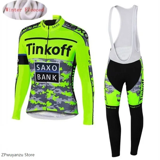 2019 Saxo bank Tinkoff зимний термальный флис Велоспорт Джерси Ropa Ciclismo MTB велосипедный