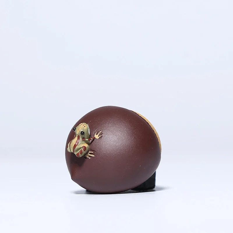 Каштан чай ПЭТ фиолетовый песок игровой набор Исин домашних животных Китайский