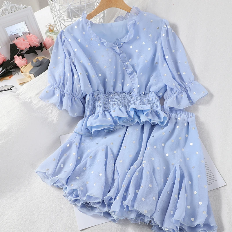 Женский комплект из двух предметов ftaylor Свободный Топ с рукавом три четверти +