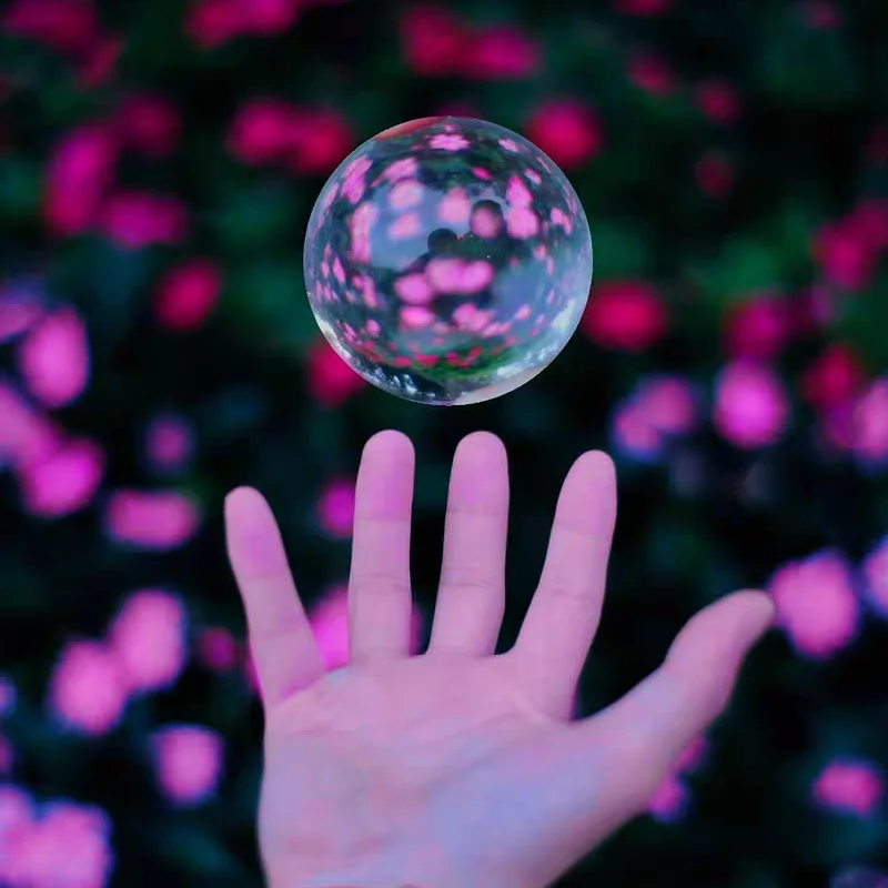 Прозрачный стеклянный хрустальный шар фотография реквизит подарки новые