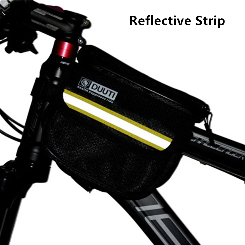 Сумка велосипедная на переднюю трубу седло Pannier водонепроницаемая нейлоновая