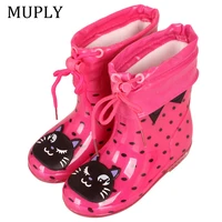 new fashion classic childrens shoes pvc rubber kids baby cartoon shoes childrens water shoes waterproof rain boots