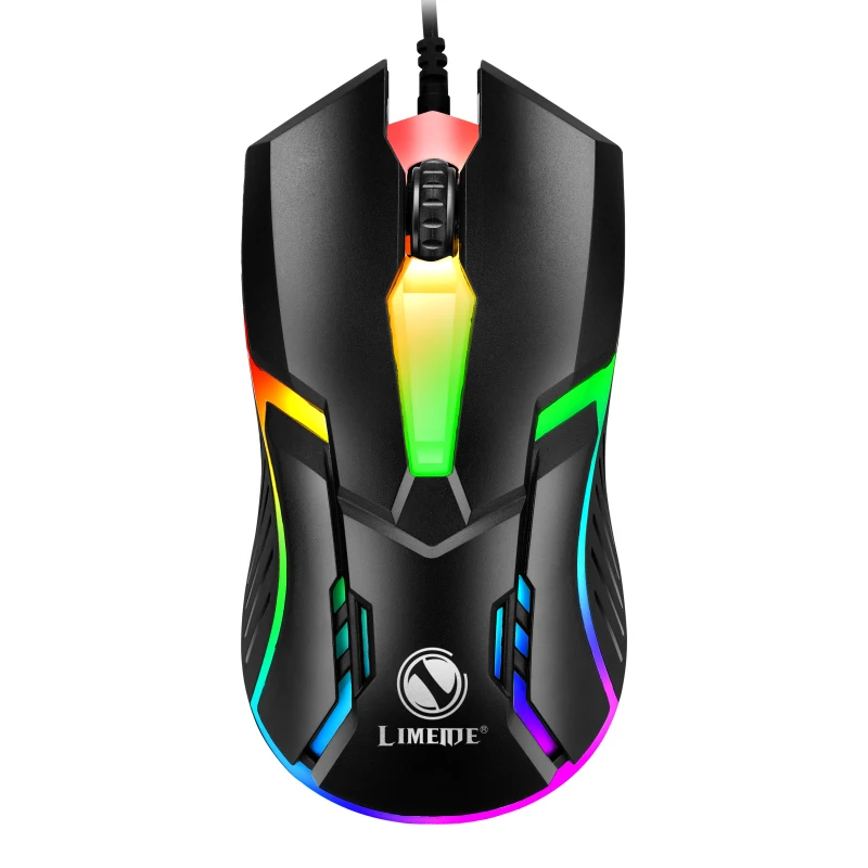 

Limei S1 E-Sports Luminous Wired Mouse USB Wired Desktop Laptop Mute Computer Game Mouse