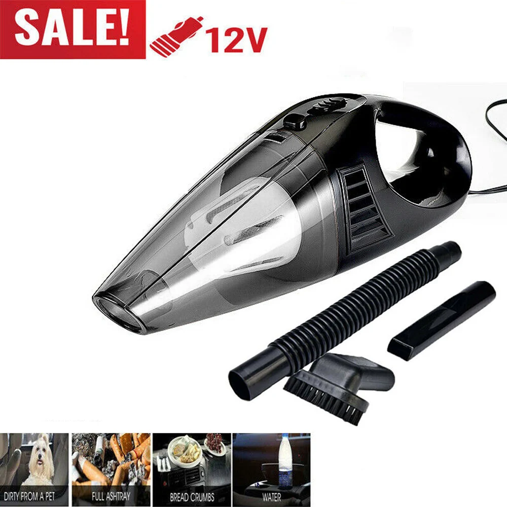Автомобильный пылесос 12 В ручной мини для автомобиля мощный с
