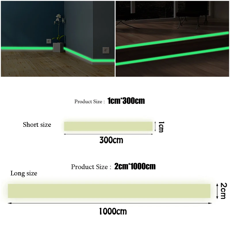 Светящийся плинтус для стен декоративный стикер свечение гостиная спальня