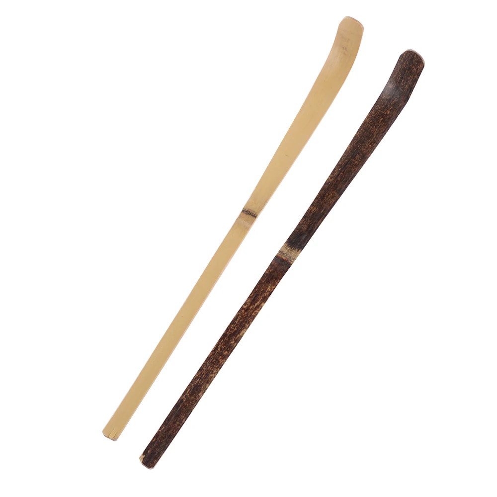 

XIAOMI 180 * 10 * 10mm Wood Tea Leaf Matcha Sticks Spoon Teaware Black Bamboo Kitchen Tool Spice Gadget Cooking Utensil