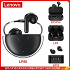 Оригинальные наушники Lenovo LP80 LP40 LP1 LP1S LP2 LP3 LP6 LP7 LP11 LP12 BT 5,0, беспроводные мини-наушники, водонепроницаемые спортивные наушники