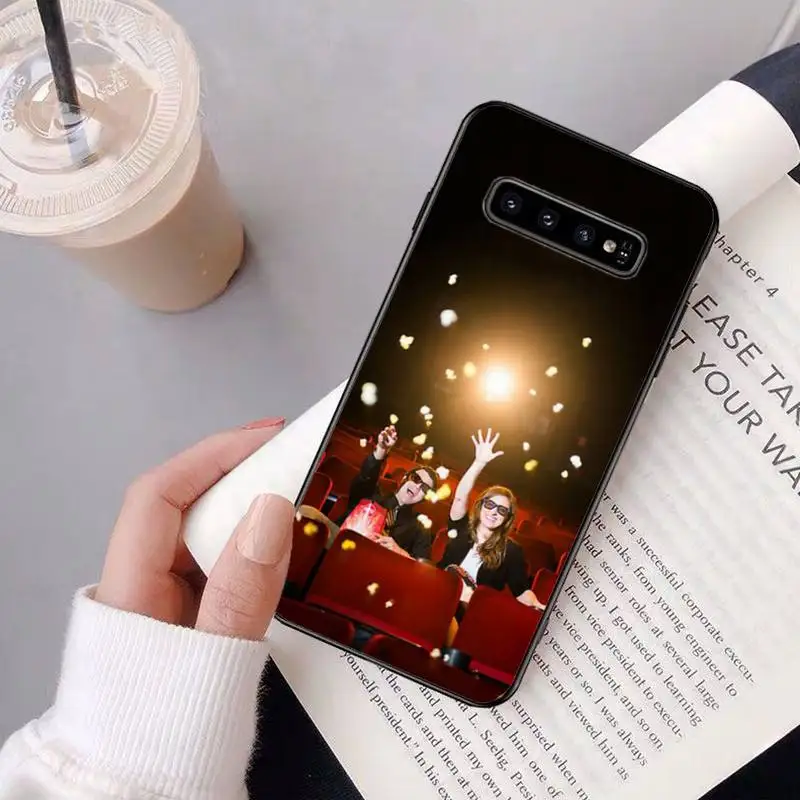 

Film Luxury Brand Phone Black Case Back Shell For Samsung Galaxy S8 S9 S10e S20 PLUS J6 J600 Cases Cover