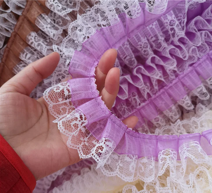 Продажа по двору доступно 9 цветов Двухслойное кружево и органза одежда сделай