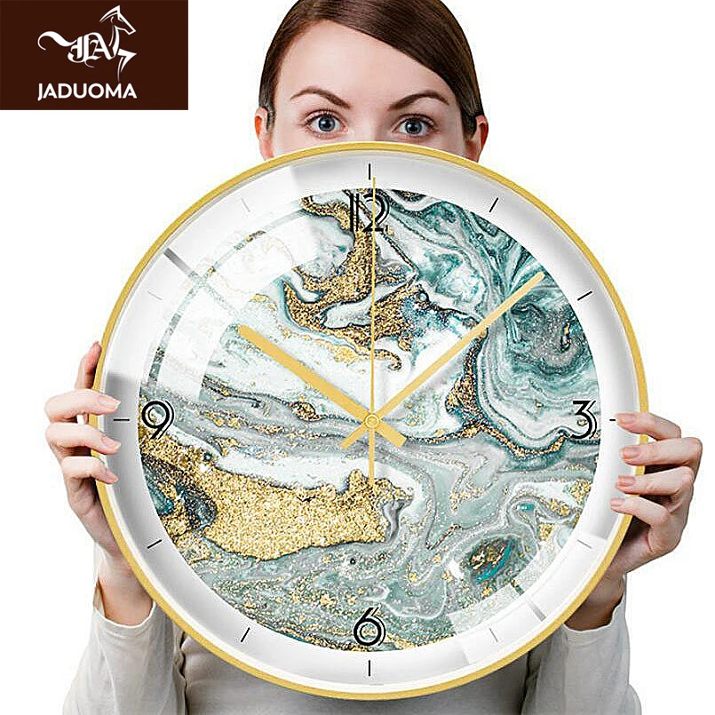 Настенные часы JADUOMA 3D скандинавские настенные с абстрактным рисунком