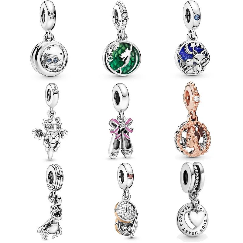 Оригинальный Пан 925 стерлингового серебра мультфильма Холодное сердце Олаф Шарм