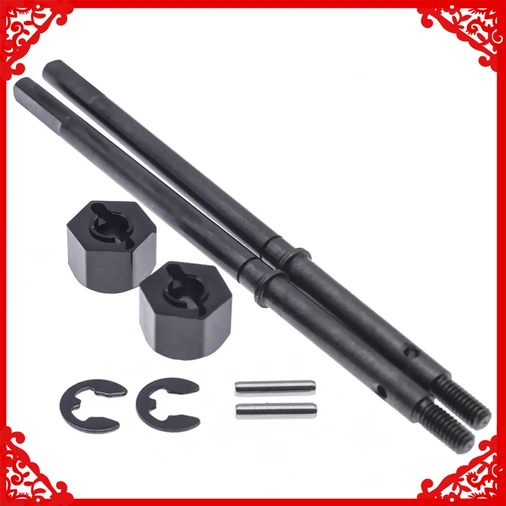 

#45 steel 107mm rear wheel axle shaft with 12mm wheel hex for rc hobby model car RedCat 1/10 Everest Gen7 Pro/Sport Parts