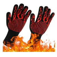 microwave glove bbq gloves low price high temperature resistance oven mitts 500 800 degrees fireproof barbecue heat insulation