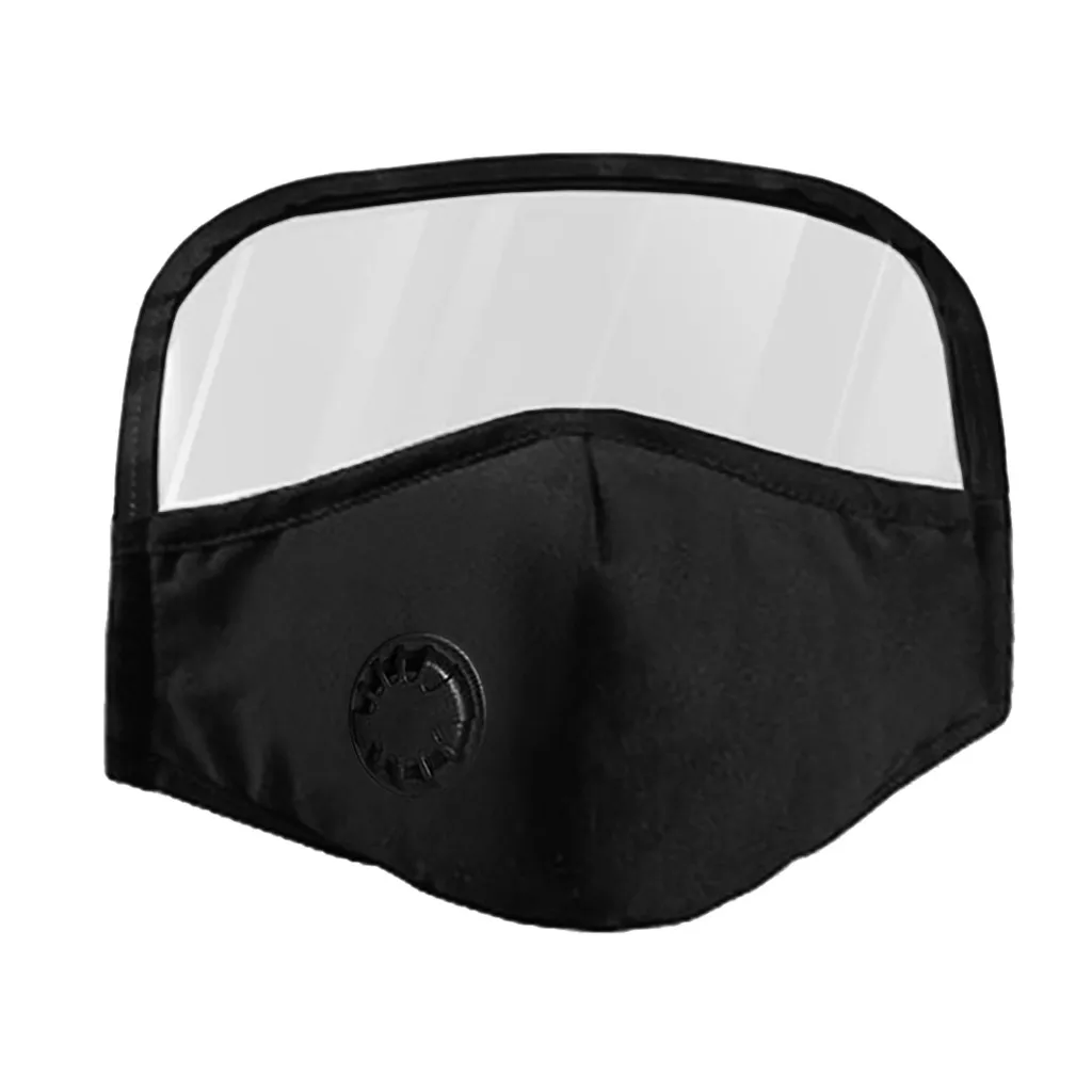 Дыхательный клапан маска для лица Уход за кожей унисекс Защита глаз съемная