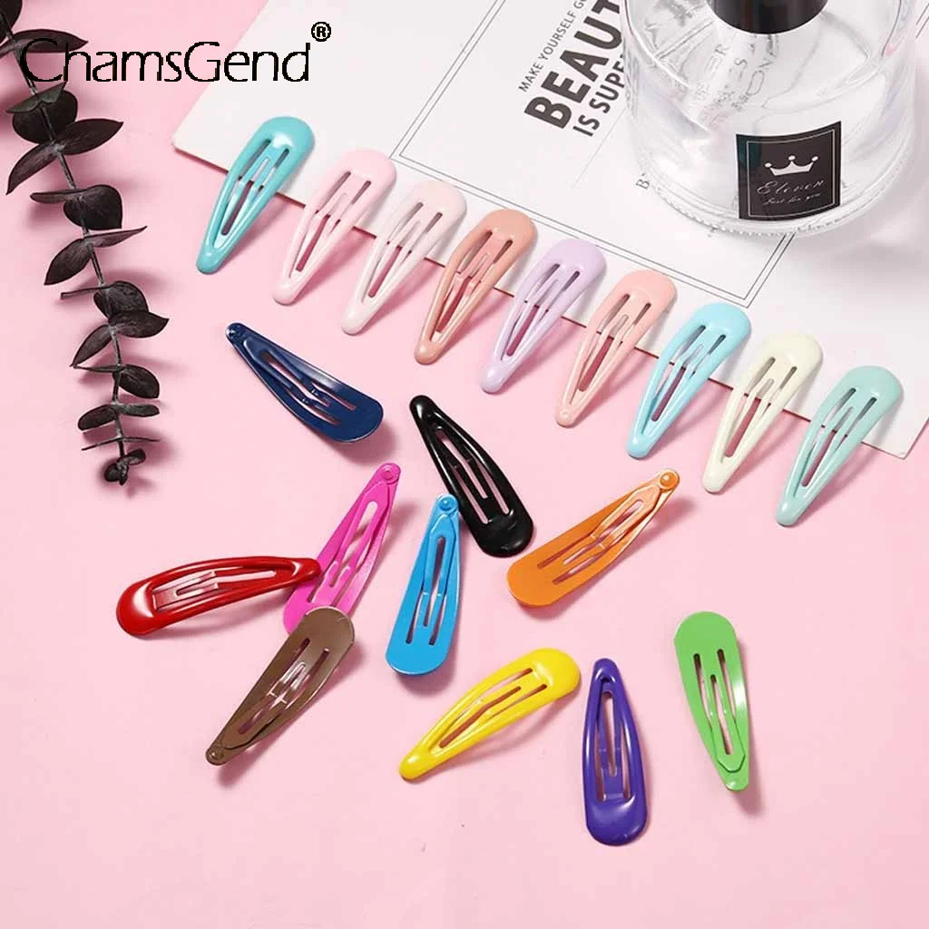 

30pcs Colorful Hairpins Headwear for Women Girls Metal Hair Clip Water droplet Shape Hairband Headband Hair Accessories