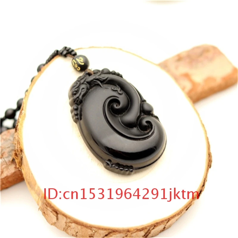 Для натуральных ювелирных изделий Ruyi подвеска нефритовые черные модные бусины