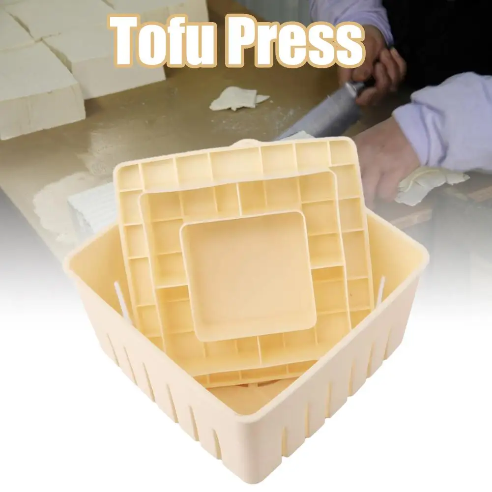 Тофу Пресс создатель прессформы Еда Класс PP Пластик домашние сои творожный ящик