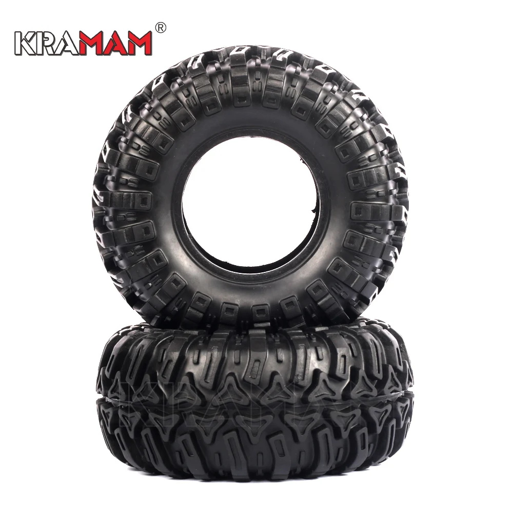 

4PCS 2.2 Inch Rubber Tyre 2.2 Wheel Tires for 1/10 RC Crawler Traxxas TRX4 Axial SCX10 90046 Wraith