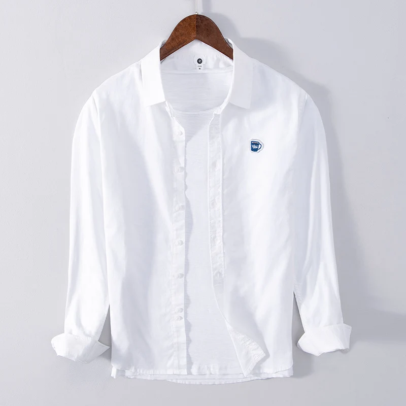 

New style Suehaiwe's brand Italy cotton shirt men long sleeve white shirts for men camisa chemise tops mens