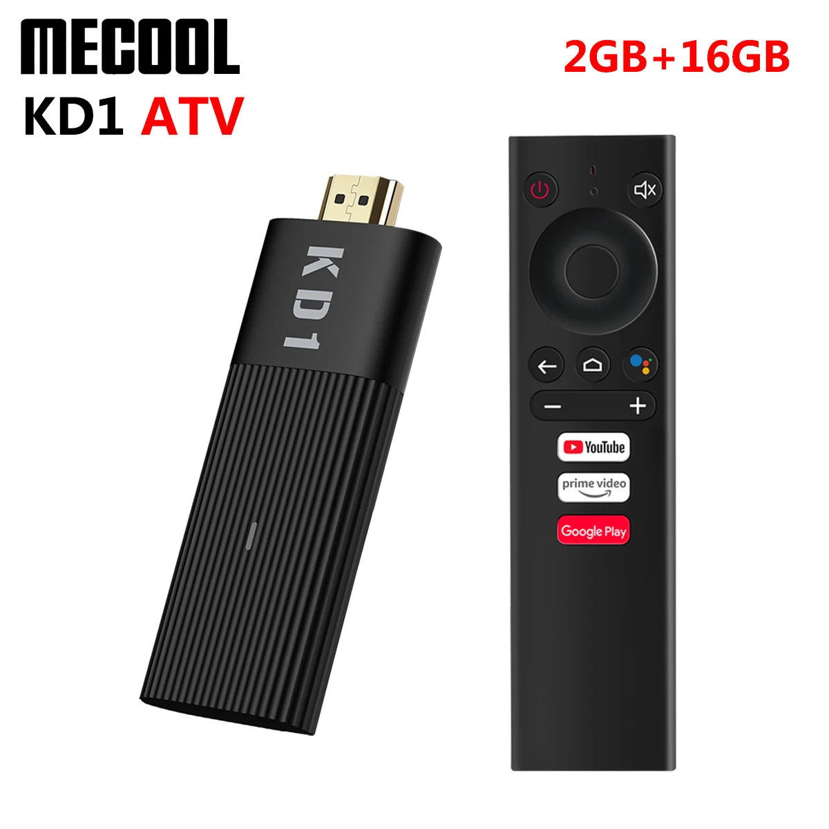 

ТВ-приставка Mecool KD1, 2 + 16 ГБ, Android 10, 4K, 2,4 ГГц
