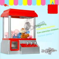 coin operated kids candy doll toy grabber catcher mini claw crane machine led lighting dynamic music arcade game vending machine