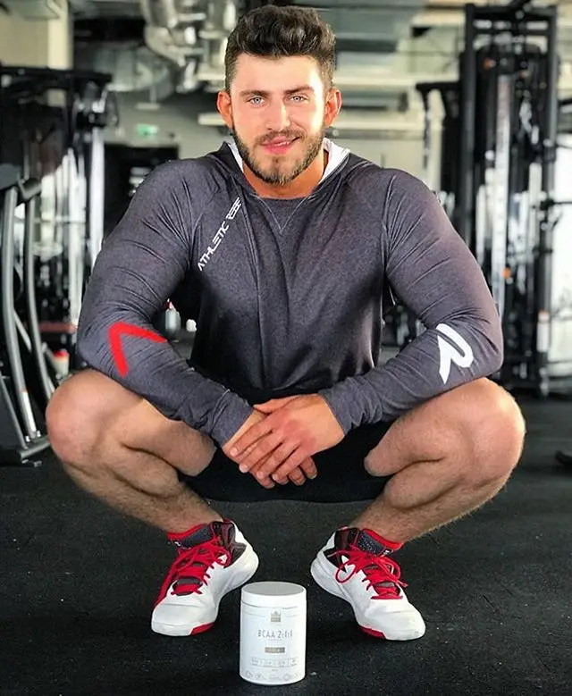 Толстовка мужская облегающая из полиэстера модная кофта с длинным рукавом для