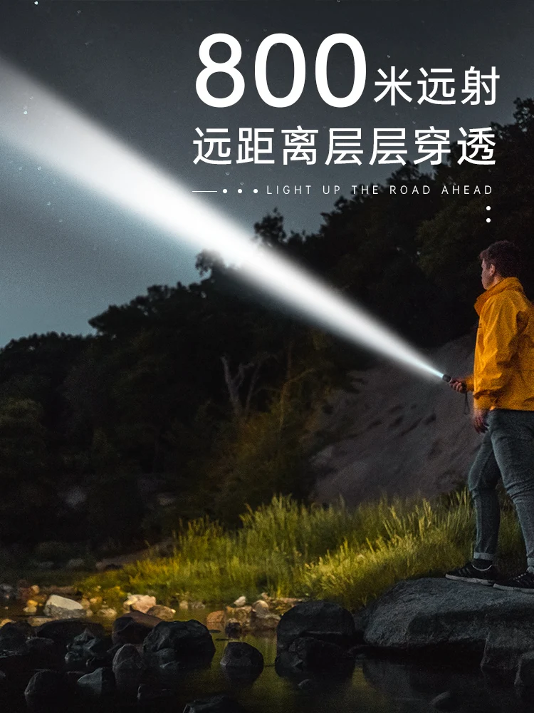 

outdoor powerfu flashlight camping military tactical portable waterproof flashlight linterna led Lighting Torches DB60SD