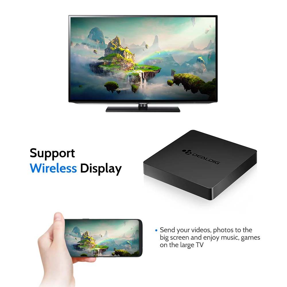 Highdig BOXD6 ТВ приставка Android 7,1 3 Гб DDR4 32 Гб Amlogic S912 Восьмиядерный приставка 1000M 4K BT4.0 коробка 7 Allwinner H6 2 Гб DDR4+ 16G