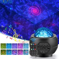 usb led starry sky projector bluetooth night light romantic colorful starry sky projection lamp with remote control party lamp