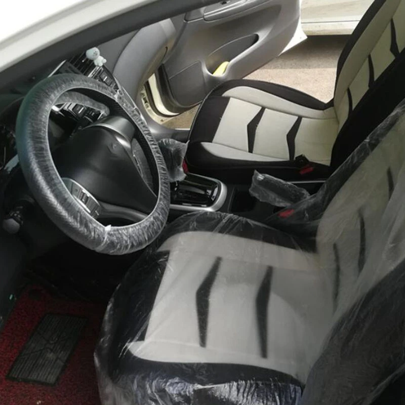 Универсальный автомобильный одноразовый пластиковый чехол для рычага