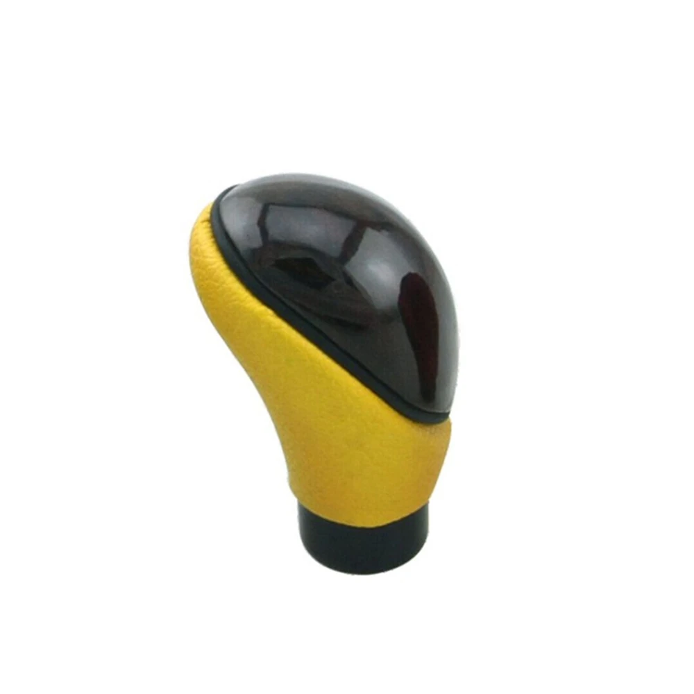 

Universal Car Yellow AT MT Gear Shift Knob Lever Shifter Stick Manual Gear Head Lever Headball Aluminum Shift Knobs