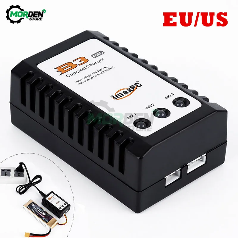 Зарядное устройство для аккумуляторов iMaxRC iMax B3 Pro Compact 2S 3S Lipo 10 Вт 100-240 В
