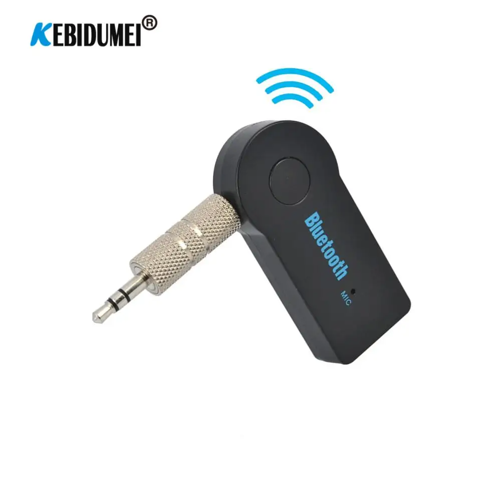 Комплект беспроводной связи Bluetooth для автомобиля Handsfree Mini 3 5 мм разъем AUX стерео