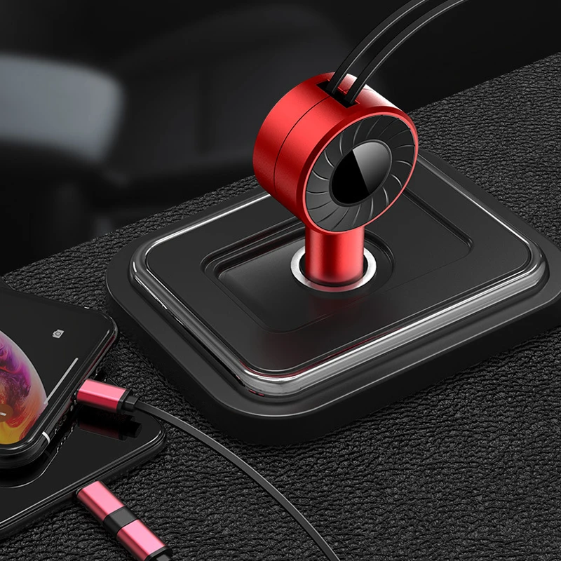 Retractable 4.2A Car Charger USB Type-C Cable Fast Charging For Apple Android Mobile Phone Quick Charge Huawei Xiaomi | Мобильные