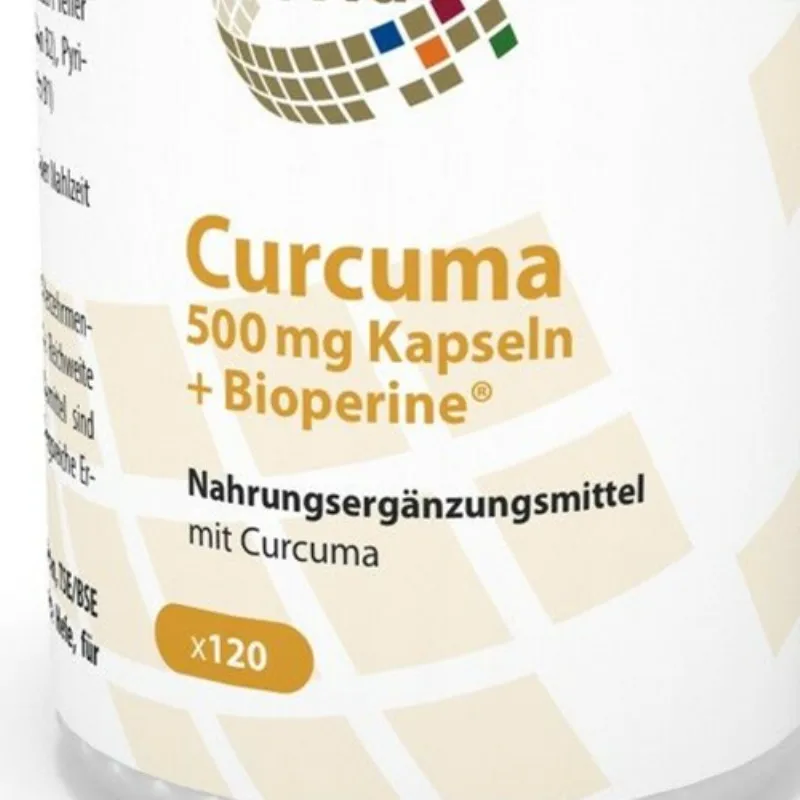 Curcuma 500mg 120 Vegi Kapseln Kurkuma Curcumin Bioperine